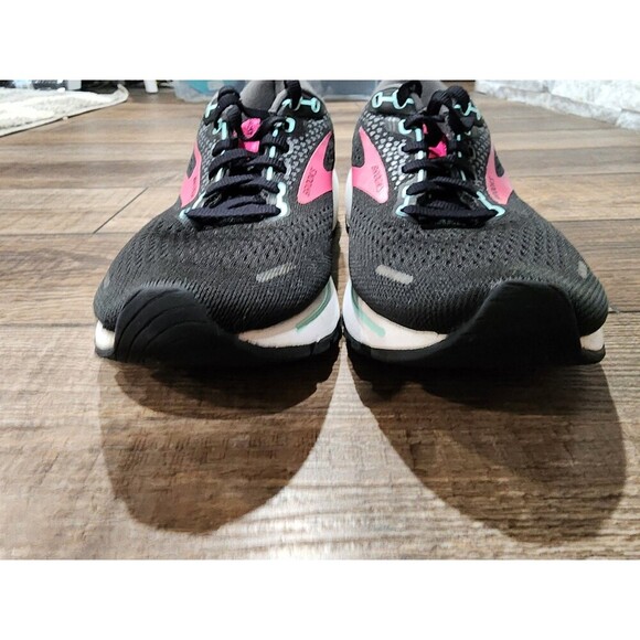 Brooks Women's Ghost 14 Black Pink Running Shoes Sneakers Size 7 B 1203561B013 - Picture 6 of 11